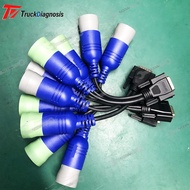 For Nexiq Pn 405048 6 and 9 Pin Y Deutsch insite Adapter Truck Diagnostic USB Cable