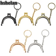 HSHELAN Purse Frame Kiss Clasp Bag Making Bag Hardware Metal Bag Frame Buckle DIY Craft Bag Kiss Cla