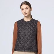 [WildLand] Women 700FP Light Warm V-Neck Down Vest Central Zipper Cardigan Thermal 0B32175