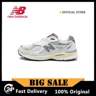 สินค้าเคาน์เตอร์แท้ New Balance NB 990 V3 " White " รองเท้ากีฬา M990AL3 รับประกันสินค้า 1 ปี