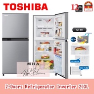 TOSHIBA INVERTER 203L 2-DOORS REFRIGERATOR