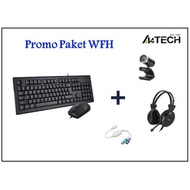 A4tech KRS-8572 KEYBOARD COMBO PACKAGE + WEBCAM 720P + HEADSET