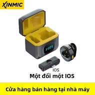 XinMic J6 Không Dây Lavalier Ve Áo Micro Mic Điện Dung Mini Có Loại Bỏ Tiếng Ồn Cho iPad Android Typ