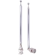 2pcs BNC  Telescopic Antenna for SDR Radio FM HF UHF VHF  Radio Receiver ATS20