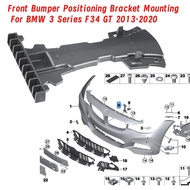 (KFVT) Car Front Bumper Positioning Bracket Mounting 51117301191 for 3 Series F34 GT 2013-2020 Front