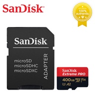 SanDisk Extreme Pro Flash 128GB Card Micro SD Card SDXC UHS-I400GB 256GB 64GB U3 V30 TF Card Memory Card Adapter for Camera DJI