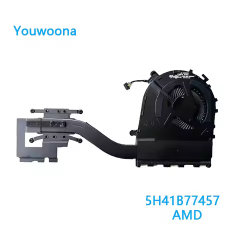NEW ORIGINAL Laptop CPU GPU Cooling Fan With Heatsink For Lenovo ThinkPad E14 Gen6 E16 Gen2 AMD 5H41