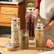 HCSTORE PREMIUM EID JAR GOLD FLOWER GLASS BOTTLE AIR-TIGHT CERAMIC CAP MULTIPURPOSE JAR HAMPERS