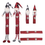 Yao 6pcs Christmas Refrigerator Door Handle Cover Gnome Fridge Oven Microwave Decor