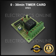 0 - 30min Delay Timer Card DC12V DC24V Delay Timer Cikachi TImer AH3-1 Off Delay Timer ANLY Timer Au