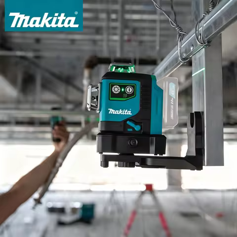 Makita 12V Max CXT® Lithium-Ion Cordless Self-Leveling 3D-4D 360° 3-Plane Green Laser Class II 510-5