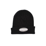 HITAM ADLV Black White Logo Beanie Authentic / Original Black Acme De La Vie Beanie Hat