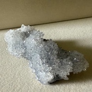 水晶共生方解石|福建水晶花|原礦擺件