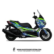 Hugsticker สติ๊กเกอร์ติดรถ สติ๊กเกอร์ XMAX 300 ลายดาว (Star 69)