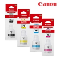 Canon Genuine Ink Bottle GI76 GI-76 (Pigment - BK/C/M/Y) MCG01 MC-G01 Maintenance Cartridge For GX50