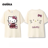 Cottonprintshortstylekitty2026oversized Fashion t-shirtcod2026hellosleevekorean GX7M