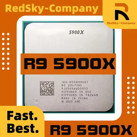 1pcs/lot Perfect test R9 5900X R9 5900X 3.7 GHz Twelve-Core 24-Thread CPU Processor 7NM L3=64M