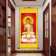 Nanwu Amitabha Buddha Portrait Buddha Statue Hanging Painting Sakyamuni Buddha Buddha Domestic Buddhist Hall Worship Bin