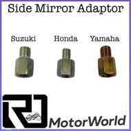 Motorcycle Side Mirror Adaptor Bolt Screw