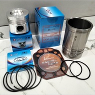 Cylinder Liner Package/Boring + Piston 3 or 4 Ring + 3 or 4 PistonRing Ring + S1115 Screw Liner (24-
