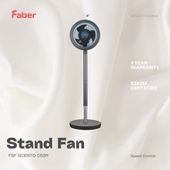 FABER Stand Fan FSF SCENTO C5311 Circulation Fan 8” Built-in Aromatherapy Mosquitoes Stick Kipas