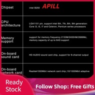 apill DDR4 B250A4 Computer Motherboard LGA1151 CPU Support 64G Dual Channel M.2 Interface Realtek 10