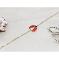 Lucky leaf clover bracelet