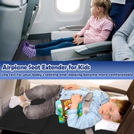 Baby Airplane Bed with Side Pockets for Leg Rest Airplane Cushion Extender for Kids