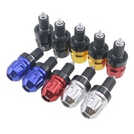 Motorcycle Handle Bar End Weight Plug CNC Aluminium Anti Vibration Anti Fall 22mm 7/8" Jalu Handle M
