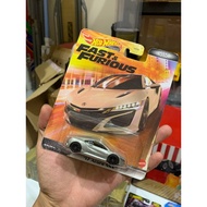 HOTWHEELS PREMIUM FNF ACURA NSX SILVER (REFER GAMBAR)