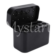 Battery Charger 10-Bays Individual Rechargeable Battery Charger Case Magnetic Flip-Top Design for 1.