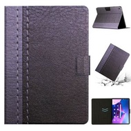 全城熱賣 - 適用於聯想 Tab M10 Plus 拼接純色智能平板皮套（灰色）