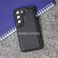 Bumble - Samsung S23 Samsung S23 FE Samsung S23 Plus Samsung S23 Ultra Case Leather Pro Black Softca
