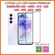 Samsung A05, A05S, A15, A25, A35, A55, M15, M35 hardness 9H+
