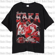 Bukayo Saka Saka T-shirt/Vintage Ball T-shirt Bukayo Saka Arsenal Unisex