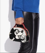 K46 Coach C7234 Disney Mickey Mouse X Keith Haring Serena Satchel Chalk Multi 饅頭袋 *sf or pick up over $100
