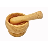 Dolphin Collection Wood Pestle &amp; Mortar