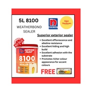 [FREE ROLLER] 5L NIPPON 8100 WEATHERBOND SEALER/LATEX-RICH EXTERIOR SEALER FOR ULTIMATE PROTECTION