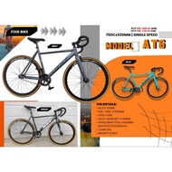 Fixie Alloy Frame Complete Bike 700c