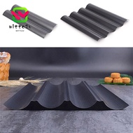 WITTEMY Baguette Baking Tray, Nonstick Bakeware Baguette Mold, Baking Tool Waves French Bread Toast 