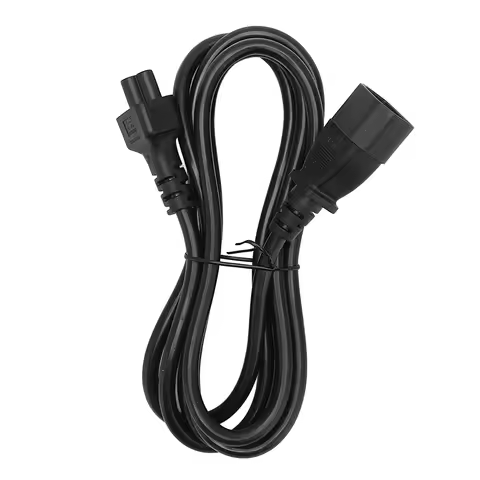 IEC320 C14 to IEC320 C5 Power Cord IEC320 C14 Male to IEC320 C5 Female Power Cable 10A 250V 2500W 5.