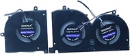 New Compatible CPU and GPU Cooling Fan for MSI GS75 P75 WS75 MS-17G1 MS-17G2 Series BS5005HS-U3J BS5