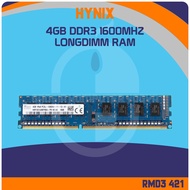 Hynix 4GB 2Rx8 PC3 12800U DDR3 1600Mhz 240 Pin Longdimm Memory RAM