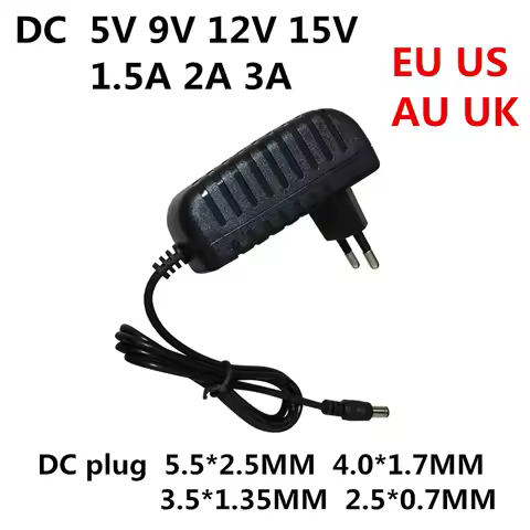 DC 5V 6V 9V 12V 15V 1.5A 2A 3A Universal power adapter AC 100-240V Converter Adaptor Charger Power S
