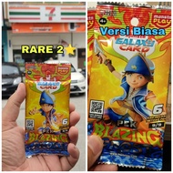 Blazing Frost Boboiboy Sopan| Secret SR BF -Monsta Card Galaxy Blazing Frost