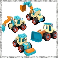 [I O J E] 4PCS Nut Disassembly Loading Engineering Truck Excavator Bulldozer Screw Kids  Tool Educat