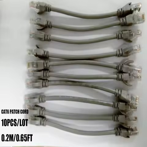 10pcs/lot CAT6 UTP 15-50cm Network Cable 0.5FT Ethernet Cable 0.65FT Internet Cable 1FT Patch Cord 1