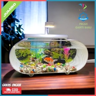 Aquarium / Akuarium Akrilik jumbo Ukuran 35x15x15 lengkap dengan pompa