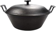 Cast Iron Pot Wok Pot Soup Pan Uncoated Casserole Stew Pot Casserole Stew Pot Hob Cookware Pot