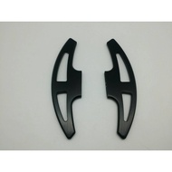 Extended Black Aluminum Steering Wheel Shift Paddles Suitable For BMW E90 E91 E92 M3